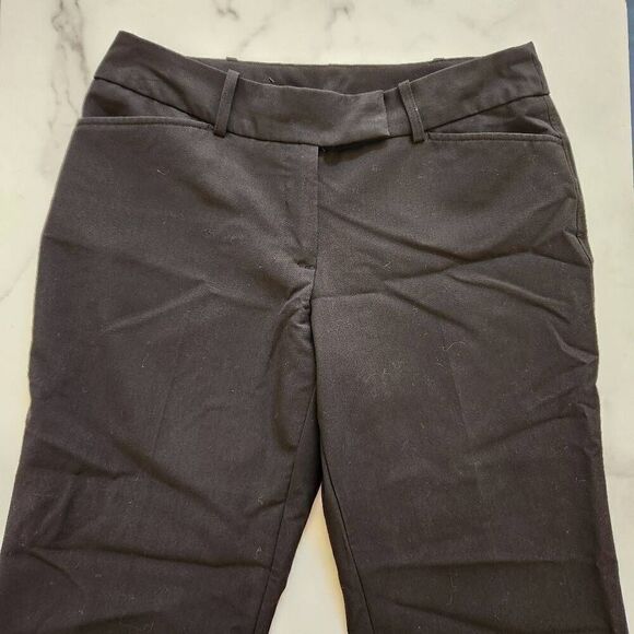 George 8p womens black bell bottom dress pants flared 32.5" waist - Picture 1 of 7